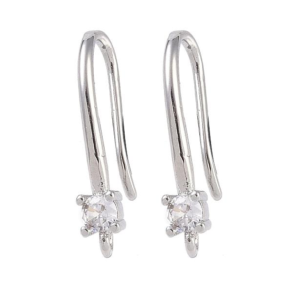 PandaHall Brass Micro Pave Cubic Zirconia Earring Hooks, Fishhook, Platinum, 18x8.5x3.5mm, Hole: 1mm Brass+Rhinestone Others Clear
PandaHall Brass Micro Pave Cubic Zirconia Earring Hooks, Fishhook, Platinum, 18x8.5x3.5mm, Hole: 1mm Brass+Rhinestone Others Clear