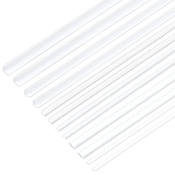 PandaHall OLYCRAFT 40pcs 6 Styles ABS Plastic Bar Rods White ABS Plastic L-Shaped Tube Hollow Half-Round Tube for DIY Sand Table...
PandaHall OLYCRAFT 40pcs 6 Styles ABS Plastic Bar Rods White ABS Plastic L-Shaped Tube Hollow Half-Round Tube for DIY Sand Table...