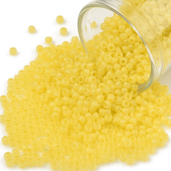 PandaHall TOHO Round Seed Beads, Japanese Seed Beads, Frosted, (902F) Canary Yellow Pearl Matte, 11/0, 2.2mm, Hole: 0.8mm, about...
PandaHall TOHO Round Seed Beads, Japanese Seed Beads, Frosted, (902F) Canary Yellow Pearl Matte, 11/0, 2.2mm, Hole: 0.8mm, about...