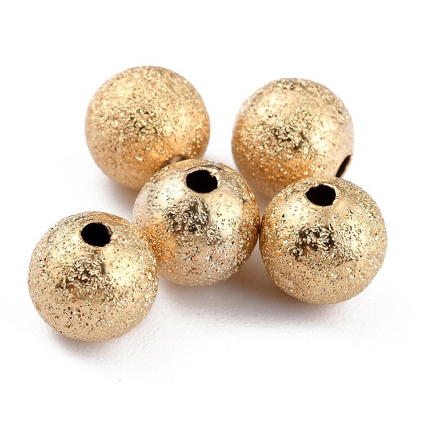 PandaHall Long-Lasting Plated Brass Beads, Textured Beads, Round, Real 24K Gold Plated, 6mm, Hole: 1.2mm Brass Round
PandaHall Long-Lasting Plated Brass Beads, Textured Beads, Round, Real 24K Gold Plated, 6mm, Hole: 1.2mm Brass Round