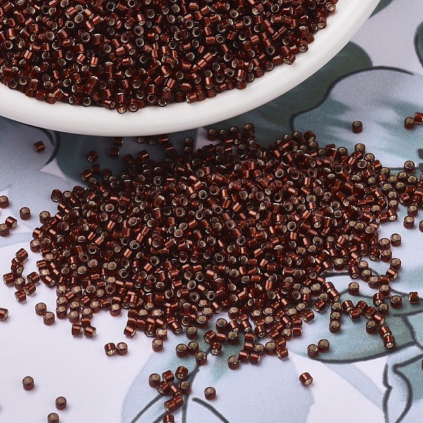 PandaHall MIYUKI Delica Beads, Cylinder, Japanese Seed Beads, 11/0, (DB1683) Silver Lined Glazed Dark Topaz, 1.3x1.6mm, Hole: 0.8mm, about..., Brown
PandaHall MIYUKI Delica Beads, Cylinder, Japanese Seed Beads, 11/0, (DB1683) Silver Lined Glazed Dark Topaz, 1.3x1.6mm, Hole: 0.8mm, about..., Brown