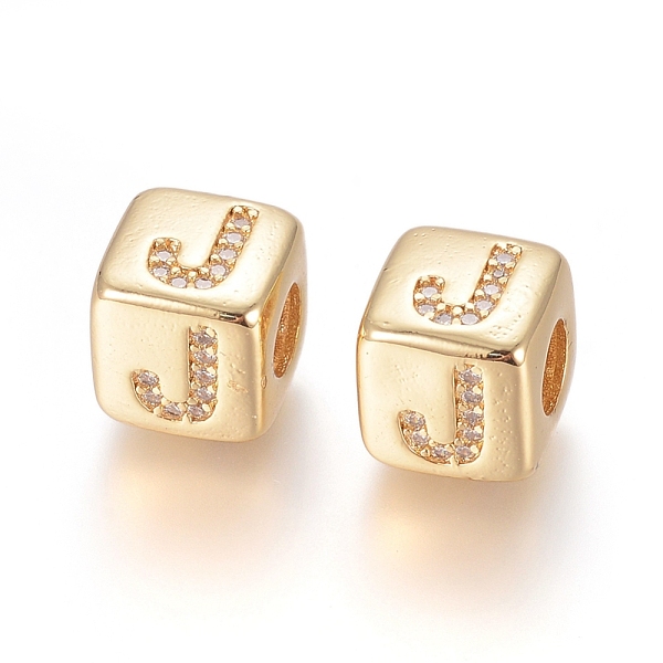 PandaHall Brass Micro Pave Cubic Zirconia European Beads, Horizontal Hole, Large Hole Beads, Long-Lasting Plated, Cube with Letter, Golden..., Clear
PandaHall Brass Micro Pave Cubic Zirconia European Beads, Horizontal Hole, Large Hole Beads, Long-Lasting Plated, Cube with Letter, Golden..., Clear