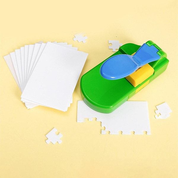 PandaHall Plastic Puzzle Craft Punch for Scrapbooking & Paper Crafts, with Alloy Findings, Paper Shapers, Lawn Green, 206x106x124mm Plastic...
PandaHall Plastic Puzzle Craft Punch for Scrapbooking & Paper Crafts, with Alloy Findings, Paper Shapers, Lawn Green, 206x106x124mm Plastic...