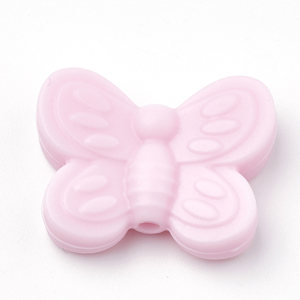PandaHall Food Grade Eco-Friendly Silicone Focal Beads, Chewing Beads For Teethers, DIY Nursing Necklaces Making, Butterfly, Pink, 20x25x6mm...
PandaHall Food Grade Eco-Friendly Silicone Focal Beads, Chewing Beads For Teethers, DIY Nursing Necklaces Making, Butterfly, Pink, 20x25x6mm...