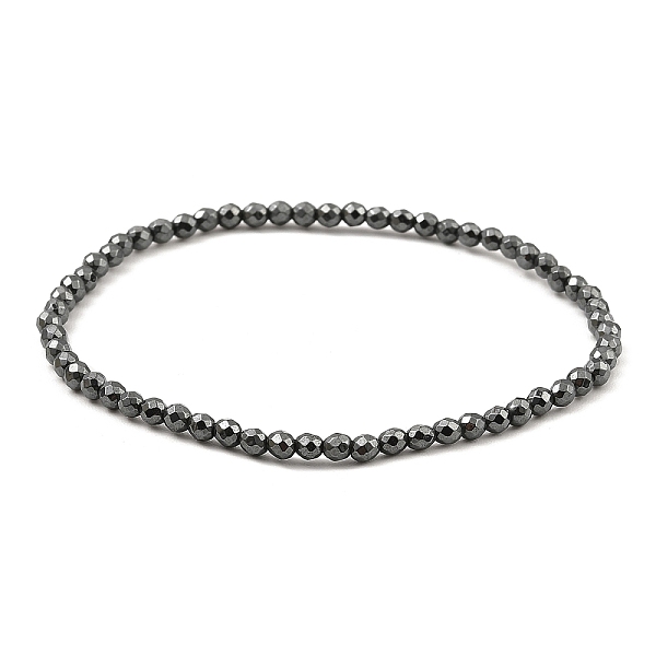 PandaHall Synthetic Non-Magnetic Hematite Beaded Bracelets, Faceted Round, 1/8 inch(0.3cm), Inner Diameter: 2-1/8 inch(5.45cm) Non-magnetic...
PandaHall Synthetic Non-Magnetic Hematite Beaded Bracelets, Faceted Round, 1/8 inch(0.3cm), Inner Diameter: 2-1/8 inch(5.45cm) Non-magnetic...