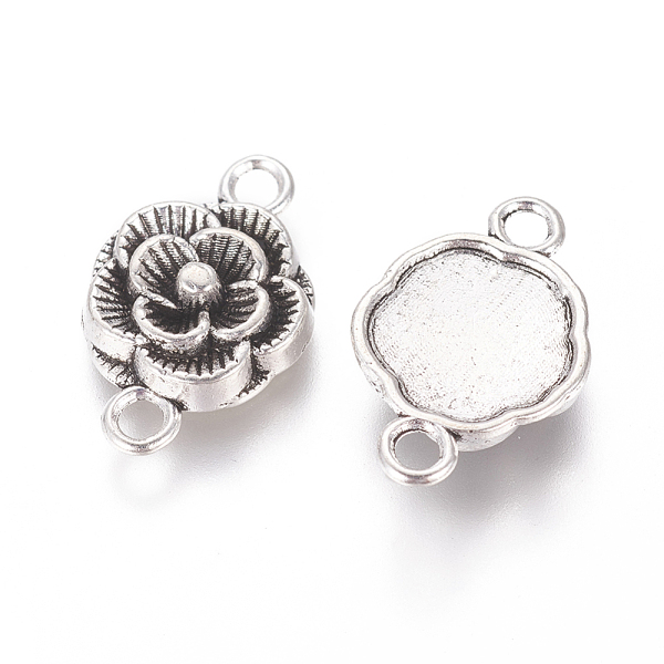 PandaHall Tibetan Style Links/Connectors, Lead Free and Cadmium Free, Flower, Antique Silver, 12x3.5mm, Hole: 2mm Alloy Flower
PandaHall Tibetan Style Links/Connectors, Lead Free and Cadmium Free, Flower, Antique Silver, 12x3.5mm, Hole: 2mm Alloy Flower
