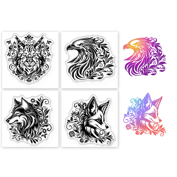 PandaHall GLOBLELAND 4Pcs Mini Animals Patterns Clear Stamps for DIY Scrapbooking Mini Cat Eagle Wolf Fox Silicone Stamp Seals Transparent...
PandaHall GLOBLELAND 4Pcs Mini Animals Patterns Clear Stamps for DIY Scrapbooking Mini Cat Eagle Wolf Fox Silicone Stamp Seals Transparent...