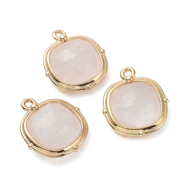 PandaHall Natural Quartz Crystal Pendants, Rock Crystal Pendants, Faceted Square Charms, with Golden Plated Brass Edge Loops, 16x14x5mm...
PandaHall Natural Quartz Crystal Pendants, Rock Crystal Pendants, Faceted Square Charms, with Golden Plated Brass Edge Loops, 16x14x5mm...