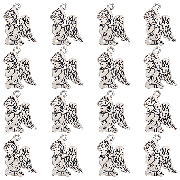 PandaHall SUNNYCLUE Tibetan Style Alloy Pendants, Angel, Cadmium Free & Lead Free, Antique Silver, 23.5x17x1.5mm, Hole: 2mm, 40pcs/box Alloy...
PandaHall SUNNYCLUE Tibetan Style Alloy Pendants, Angel, Cadmium Free & Lead Free, Antique Silver, 23.5x17x1.5mm, Hole: 2mm, 40pcs/box Alloy...