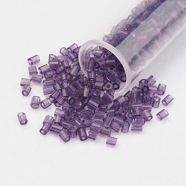 PandaHall 11/0 Two Cut Round Hole Glass Seed Beads, Hexagon, Transparent Colours, Medium Purple, 2x2mm, Hole: 0.5mm, about 41000pcs/pound...
PandaHall 11/0 Two Cut Round Hole Glass Seed Beads, Hexagon, Transparent Colours, Medium Purple, 2x2mm, Hole: 0.5mm, about 41000pcs/pound...