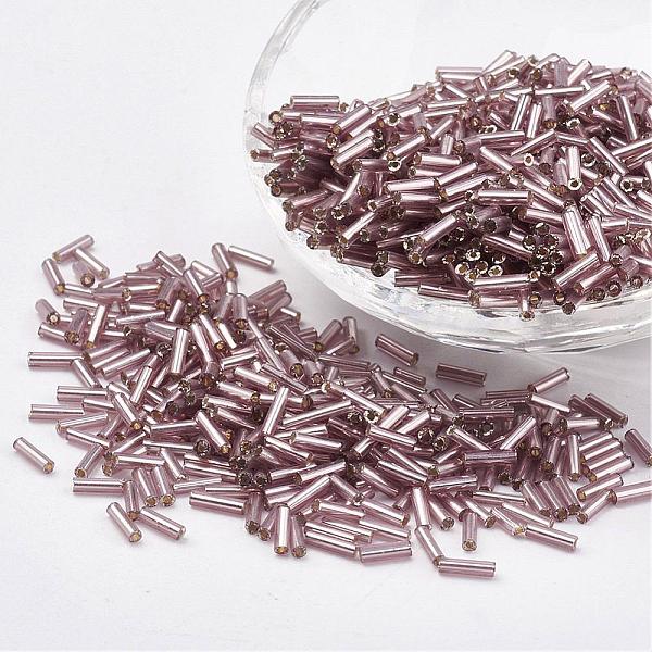 PandaHall Glass Bugle Beads, Silver Lined, Dark Salmon, 9x2mm, Hole: 0.5mm, about 7000pcs/bag Glass Red
PandaHall Glass Bugle Beads, Silver Lined, Dark Salmon, 9x2mm, Hole: 0.5mm, about 7000pcs/bag Glass Red