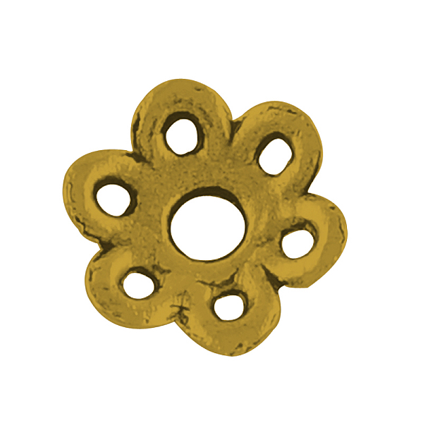 PandaHall 6-Petal Tibetan Style Alloy Hollow Flower Bead Caps, Cadmium Free & Lead Free , Antique Golden, 6x1.5mm, Hole: 2mm Alloy
PandaHall 6-Petal Tibetan Style Alloy Hollow Flower Bead Caps, Cadmium Free & Lead Free , Antique Golden, 6x1.5mm, Hole: 2mm Alloy