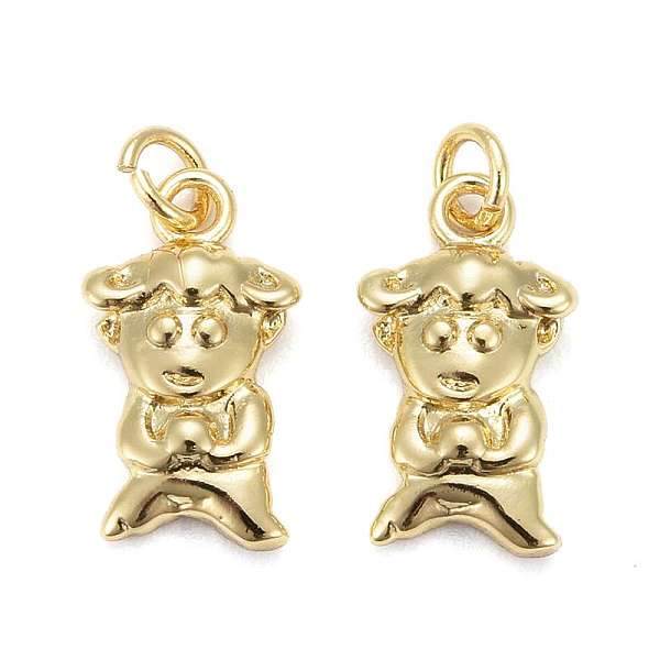 PandaHall Brass Pendants, Long-Lasting Plated, Boy, Real 18K Gold Plated, 14x8x3mm, Jump Ring: 5x0.7mm, Inner Diameter: 3.5mm Brass Human
PandaHall Brass Pendants, Long-Lasting Plated, Boy, Real 18K Gold Plated, 14x8x3mm, Jump Ring: 5x0.7mm, Inner Diameter: 3.5mm Brass Human