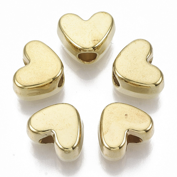 PandaHall CCB Plastic Beads, Heart, Golden, 9x11.5x6.5mm, Hole: 3.5mm Plastic Heart
PandaHall CCB Plastic Beads, Heart, Golden, 9x11.5x6.5mm, Hole: 3.5mm Plastic Heart