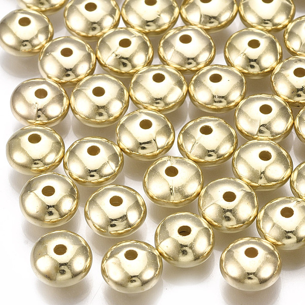 PandaHall CCB Plastic Beads, Rondelle, Light Gold, 8x4mm, Hole: 1.5mm Plastic Rondelle
PandaHall CCB Plastic Beads, Rondelle, Light Gold, 8x4mm, Hole: 1.5mm Plastic Rondelle