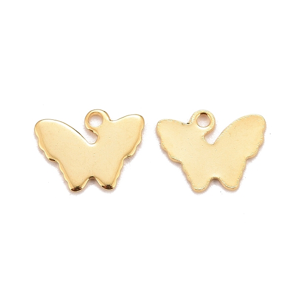 PandaHall 201 Stainless Steel Charms, Butterfly, Real 24k Gold Plated, 8.5x11.5x0.7mm, Hole: 1.2mm 201 Stainless Steel Butterfly
PandaHall 201 Stainless Steel Charms, Butterfly, Real 24k Gold Plated, 8.5x11.5x0.7mm, Hole: 1.2mm 201 Stainless Steel Butterfly