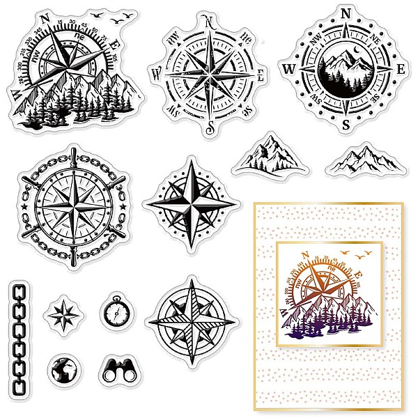 PandaHall PVC Plastic Stamps, for DIY Scrapbooking, Photo Album Decorative, Cards Making, Stamp Sheets, Compass Pattern, 160x110x3mm Plastic...
PandaHall PVC Plastic Stamps, for DIY Scrapbooking, Photo Album Decorative, Cards Making, Stamp Sheets, Compass Pattern, 160x110x3mm Plastic...