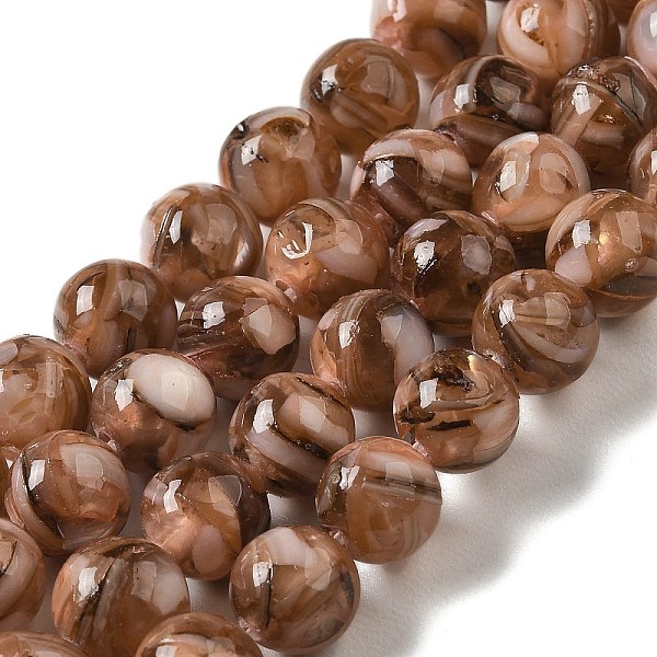 PandaHall Freshwater Shell Beads Strands, with Resin, Round, Dyed, Peru, 8mm, Hole: 1mm, about 47~48pcs/strand, 15.55~15.75 inch(39.5~40cm)..., Brown
PandaHall Freshwater Shell Beads Strands, with Resin, Round, Dyed, Peru, 8mm, Hole: 1mm, about 47~48pcs/strand, 15.55~15.75 inch(39.5~40cm)..., Brown