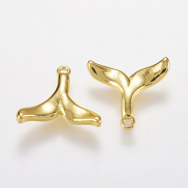PandaHall Brass Charms, Whale Tail Shape Pendants, Golden, 13x14x2mm, Hole: 0.5mm Brass Fish
PandaHall Brass Charms, Whale Tail Shape Pendants, Golden, 13x14x2mm, Hole: 0.5mm Brass Fish