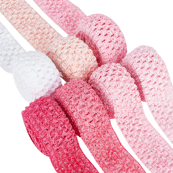 PandaHall BENECREAT 15 Yards 7 Style Elastic Crochet Headband Ribbon, 1.5inch Wide Pink Stretch Fabric Wrapping Trim for DIY Gift Wrapping..., Multicolor
PandaHall BENECREAT 15 Yards 7 Style Elastic Crochet Headband Ribbon, 1.5inch Wide Pink Stretch Fabric Wrapping Trim for DIY Gift Wrapping..., Multicolor
