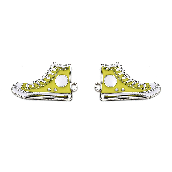 PandaHall Alloy Enamel Pendants, Lead Free and Cadmium Free, Shoes, Platinum Metal Color, Yellow, 30x17x2mm, Hole: 1.5mm Alloy+Enamel Shoes...
PandaHall Alloy Enamel Pendants, Lead Free and Cadmium Free, Shoes, Platinum Metal Color, Yellow, 30x17x2mm, Hole: 1.5mm Alloy+Enamel Shoes...