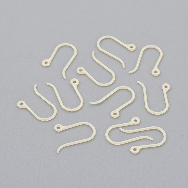 PandaHall Resin Earring Hooks, Ear Wire, with Horizontal Loop, Light Yellow, 12x9mm, Hole: 0.8mm, 24 Gauge, Pin: 0.5mm Resin Yellow
PandaHall Resin Earring Hooks, Ear Wire, with Horizontal Loop, Light Yellow, 12x9mm, Hole: 0.8mm, 24 Gauge, Pin: 0.5mm Resin Yellow