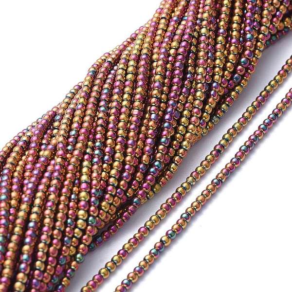 PandaHall Electroplate Glass Beads Strands, Full Plated, Round, Purple Plated, 2.5mm, Hole: 0.7mm, about 177pcs/Strand, 14.09 inch(35.8cm)...
PandaHall Electroplate Glass Beads Strands, Full Plated, Round, Purple Plated, 2.5mm, Hole: 0.7mm, about 177pcs/Strand, 14.09 inch(35.8cm)...