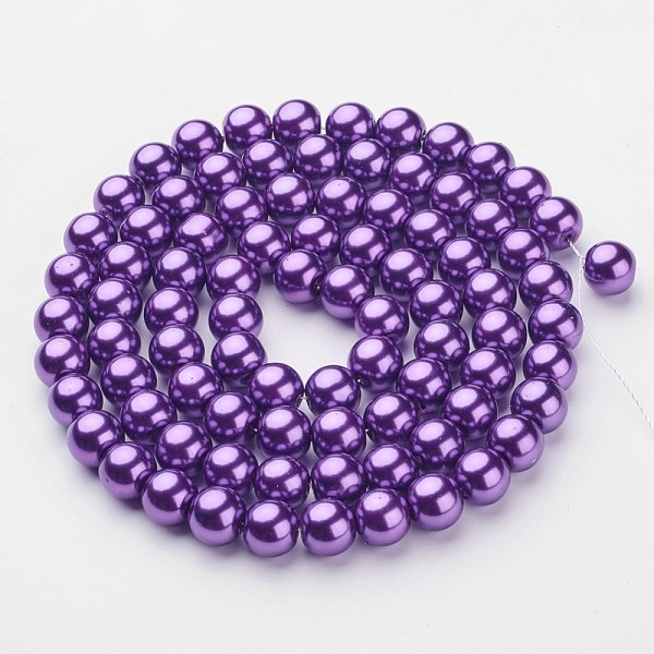 PandaHall Glass Pearl Beads Strands, Pearlized, Round, Dark Slate Blue, 10mm, Hole: 1mm, about 80pcs/strand, 30.71 inch(78cm) Glass Round...
PandaHall Glass Pearl Beads Strands, Pearlized, Round, Dark Slate Blue, 10mm, Hole: 1mm, about 80pcs/strand, 30.71 inch(78cm) Glass Round...