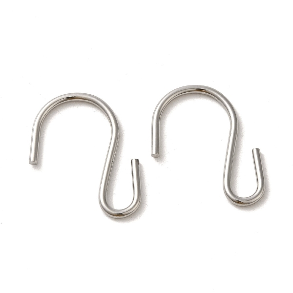 PandaHall 304 Stainless Steel S-Hook Clasp, Stainless Steel Color, 33.5x22.5x2mm 304 Stainless Steel
PandaHall 304 Stainless Steel S-Hook Clasp, Stainless Steel Color, 33.5x22.5x2mm 304 Stainless Steel