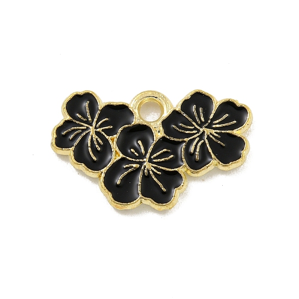 PandaHall Alloy Enamel Pendants, Golden, Sakura Charm, Black, 11x18x1.5mm, Hole: 1.8mm Alloy+Enamel Flower Black
PandaHall Alloy Enamel Pendants, Golden, Sakura Charm, Black, 11x18x1.5mm, Hole: 1.8mm Alloy+Enamel Flower Black