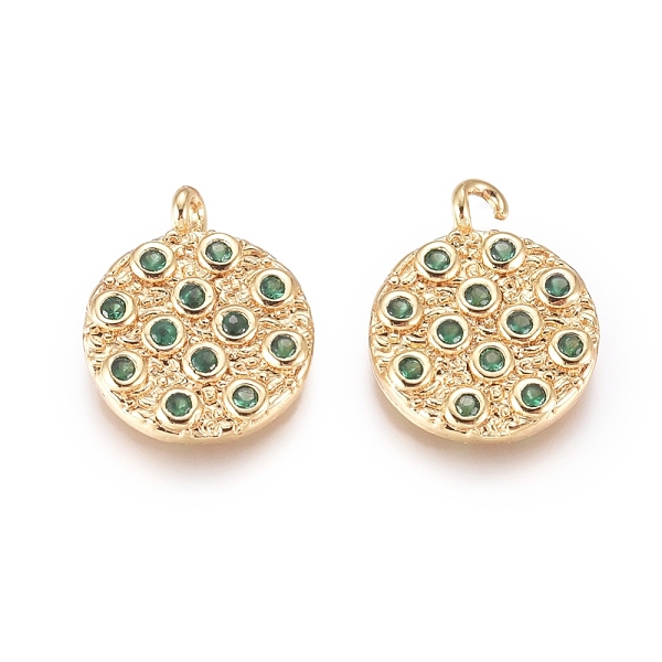 PandaHall Brass Micro Pave Cubic Zirconia Pendants, Flat Round, Golden, Green, 15x12x2mm, Hole: 1.5mm Brass+Cubic Zirconia Oval Green
PandaHall Brass Micro Pave Cubic Zirconia Pendants, Flat Round, Golden, Green, 15x12x2mm, Hole: 1.5mm Brass+Cubic Zirconia Oval Green