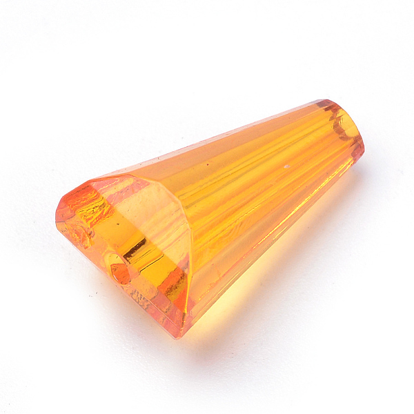 PandaHall Transparent Acrylic Beads, Cone, Orange, 17x10x9mm, Hole: 2mm, about 675pcs/500g Acrylic Cone Orange
PandaHall Transparent Acrylic Beads, Cone, Orange, 17x10x9mm, Hole: 2mm, about 675pcs/500g Acrylic Cone Orange