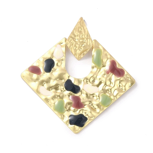 PandaHall Brass Enamel Pendants, for Earring Accesssories, Electroplate, Rhombus, Golden, 50x46.5x1.5mm, Pin: 0.7mm Brass Rhombus
PandaHall Brass Enamel Pendants, for Earring Accesssories, Electroplate, Rhombus, Golden, 50x46.5x1.5mm, Pin: 0.7mm Brass Rhombus