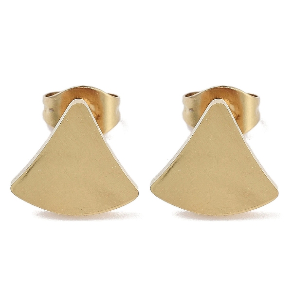 PandaHall Vacuum Plating 304 Stainless Steel Stud Earrings for Women, Golden, Triangle, 9.5x10mm 304 Stainless Steel Triangle
PandaHall Vacuum Plating 304 Stainless Steel Stud Earrings for Women, Golden, Triangle, 9.5x10mm 304 Stainless Steel Triangle