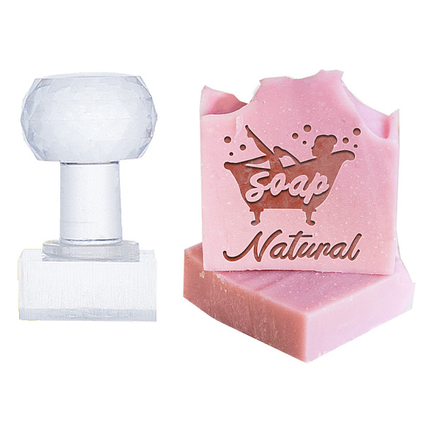 PandaHall PH Bathtub Soap Stamp, Character Soap Embossed Stamp Text Acrylic Square Handle Soap Stamp for Handmade Soap Cookie Clay Pottery...
PandaHall PH Bathtub Soap Stamp, Character Soap Embossed Stamp Text Acrylic Square Handle Soap Stamp for Handmade Soap Cookie Clay Pottery...
