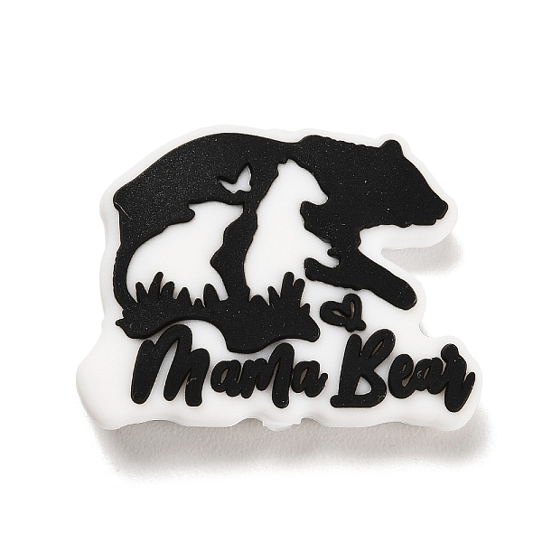 PandaHall Silicone Beads, DIY Nursing Necklaces Making, Mama Bear, Bear, 22x30x7mm, Hole: 2.5mm Silicone Bear Black
PandaHall Silicone Beads, DIY Nursing Necklaces Making, Mama Bear, Bear, 22x30x7mm, Hole: 2.5mm Silicone Bear Black