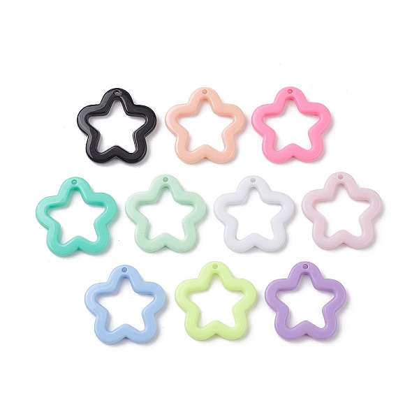 PandaHall Opaque Acrylic Pendants, Star, Mixed Color, 28.5x29.5x4mm, Hole: 1.8mm, about 349Pcs/500G Acrylic Star Multicolor
PandaHall Opaque Acrylic Pendants, Star, Mixed Color, 28.5x29.5x4mm, Hole: 1.8mm, about 349Pcs/500G Acrylic Star Multicolor