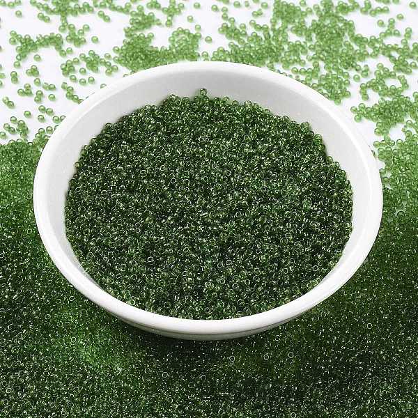 PandaHall MIYUKI Round Rocailles Beads, Japanese Seed Beads, (RR158) Transparent Olive, 15/0, 1.5mm, Hole: 0.7mm, about 27777pcs/50g Glass..., Green
PandaHall MIYUKI Round Rocailles Beads, Japanese Seed Beads, (RR158) Transparent Olive, 15/0, 1.5mm, Hole: 0.7mm, about 27777pcs/50g Glass..., Green