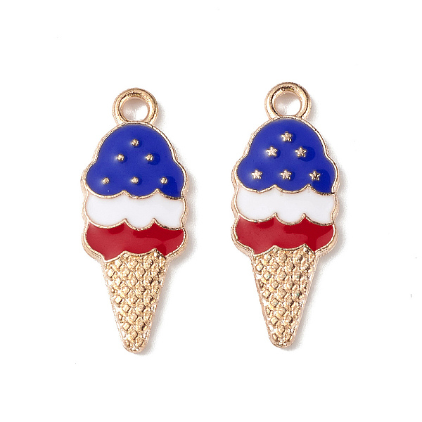 PandaHall Alloy Enamel Pendants, Ice Cream Charm, Light Gold, Colorful, 22.5x9x1.5mm, Hole: 2mm Alloy+Enamel Others
PandaHall Alloy Enamel Pendants, Ice Cream Charm, Light Gold, Colorful, 22.5x9x1.5mm, Hole: 2mm Alloy+Enamel Others