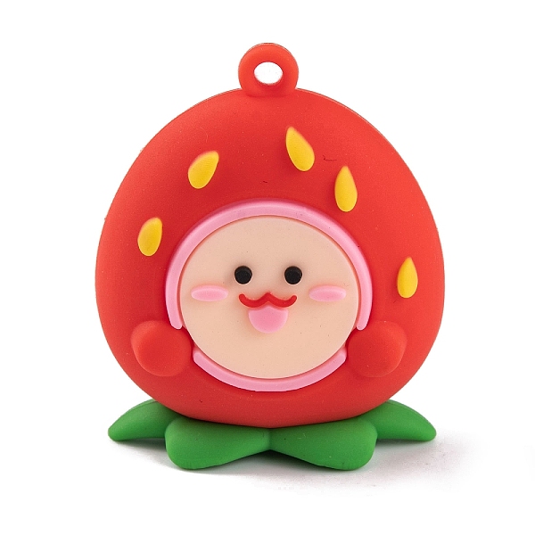 PandaHall Fruit PVC Plastic Pendants, Strawberry, 44.5x34.5x20mm, Hole: 3mm PVC Strawberry Red
PandaHall Fruit PVC Plastic Pendants, Strawberry, 44.5x34.5x20mm, Hole: 3mm PVC Strawberry Red