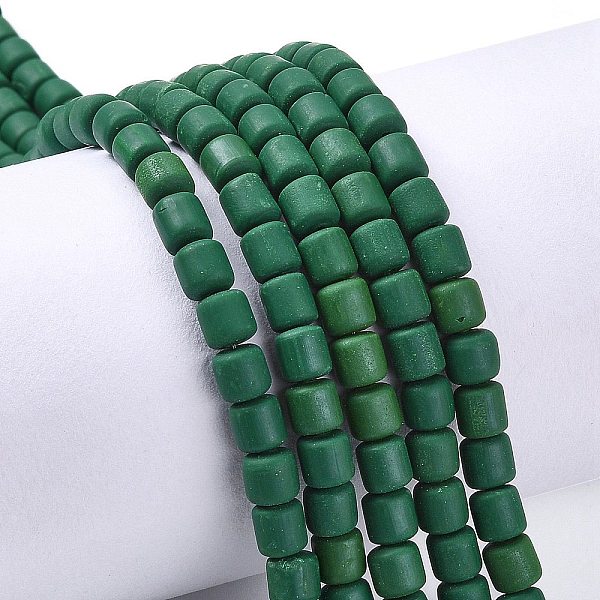 PandaHall Handmade Polymer Clay Bead Strands, Column, Dark Green, 6.5x6mm, Hole: 1.2mm, about 61pcs/strand, 15.75 inch(40cm) Polymer Clay...
PandaHall Handmade Polymer Clay Bead Strands, Column, Dark Green, 6.5x6mm, Hole: 1.2mm, about 61pcs/strand, 15.75 inch(40cm) Polymer Clay...