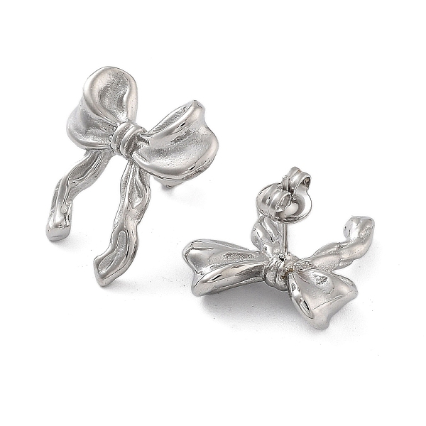 PandaHall 304 Stainless Steel Stud Earrings, Bowknot, Stainless Steel Color, 22x19.5mm 304 Stainless Steel Bowknot
PandaHall 304 Stainless Steel Stud Earrings, Bowknot, Stainless Steel Color, 22x19.5mm 304 Stainless Steel Bowknot