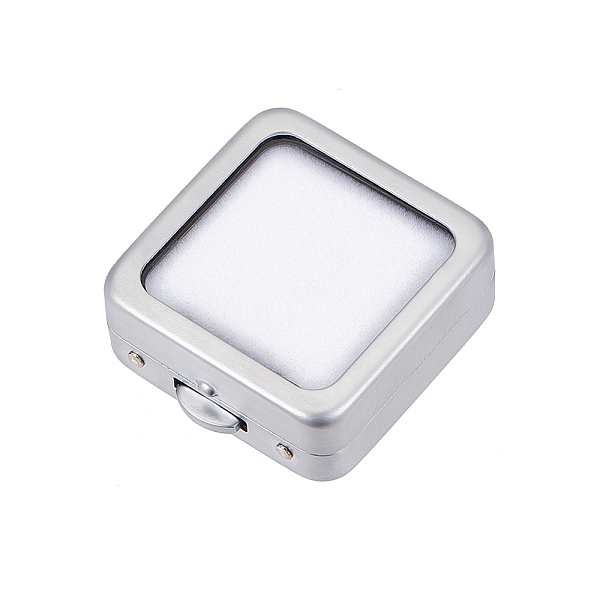 PandaHall Gemstone Display Box, 4x4x1.65cm Silver Iron Jewelry Display Container Diamond Storage Box with Clear Glass Top Lids and Sponge...
PandaHall Gemstone Display Box, 4x4x1.65cm Silver Iron Jewelry Display Container Diamond Storage Box with Clear Glass Top Lids and Sponge...