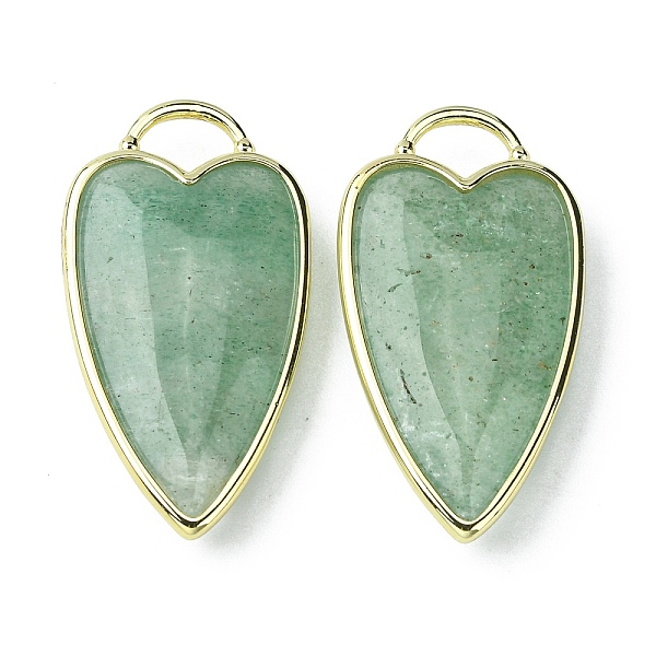PandaHall Natural Green Strawberry Quartz Pendants, Faceted Heart Charms, with Rack Plating Light Gold Plated Brass Edge, 34.5x18x7mm, Hole...
PandaHall Natural Green Strawberry Quartz Pendants, Faceted Heart Charms, with Rack Plating Light Gold Plated Brass Edge, 34.5x18x7mm, Hole...