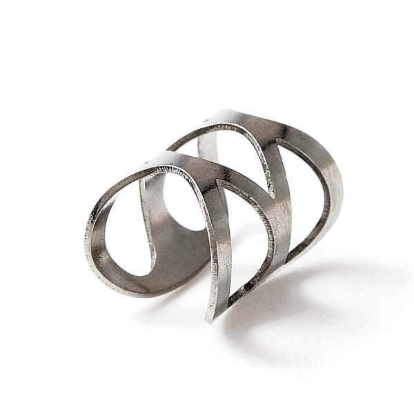 PandaHall 304 Stainless Steel Hollow Wide Chunky Cuff Earrings for Women, Stainless Steel Color, 12.5x9mm 304 Stainless Steel
PandaHall 304 Stainless Steel Hollow Wide Chunky Cuff Earrings for Women, Stainless Steel Color, 12.5x9mm 304 Stainless Steel