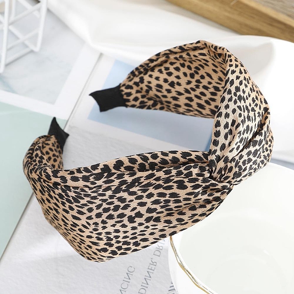 PandaHall Retro Style Leopard Pattern Crossed Hair Bands, Wide Headdress For Women Hair Accessories, Bisque, 130x35mm Cloth Orange
PandaHall Retro Style Leopard Pattern Crossed Hair Bands, Wide Headdress For Women Hair Accessories, Bisque, 130x35mm Cloth Orange