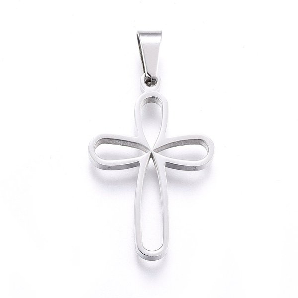 PandaHall 304 Stainless Steel Pendants, Cut-Out, with Hollow, Cross, Stainless Steel Color, 29.5x19x2.2mm, Hole: 6x4mm 304 Stainless Steel...
PandaHall 304 Stainless Steel Pendants, Cut-Out, with Hollow, Cross, Stainless Steel Color, 29.5x19x2.2mm, Hole: 6x4mm 304 Stainless Steel...