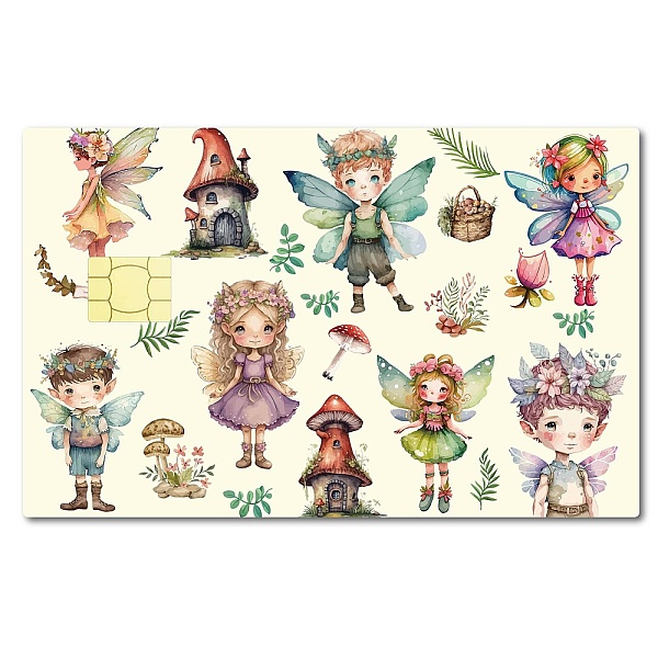 PandaHall PVC Plastic Waterproof Card Stickers, Self-adhesion Card Skin for Bank Card Decor, Rectangle, Angel & Fairy, 186.3x137.3mm Plastic...
PandaHall PVC Plastic Waterproof Card Stickers, Self-adhesion Card Skin for Bank Card Decor, Rectangle, Angel & Fairy, 186.3x137.3mm Plastic...