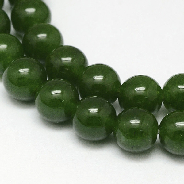 PandaHall Natural TaiWan Jade Bead Strands, Dyed, Round, Dark Green, 10mm, Hole: 1mm, about 38pcs/strand, 15.5 inch TaiWan Jade Round Green
PandaHall Natural TaiWan Jade Bead Strands, Dyed, Round, Dark Green, 10mm, Hole: 1mm, about 38pcs/strand, 15.5 inch TaiWan Jade Round Green