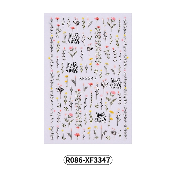 PandaHall Nail Art Stickers Decals, DIY Nail Tips Decorations, Flower & Leaf Pattern, Colorful, 95x65mm Paper Flower
PandaHall Nail Art Stickers Decals, DIY Nail Tips Decorations, Flower & Leaf Pattern, Colorful, 95x65mm Paper Flower
